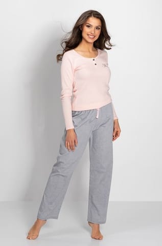 ⁨Pajamas Linda Pink-Grey (Size L)⁩ at Wasserman.eu