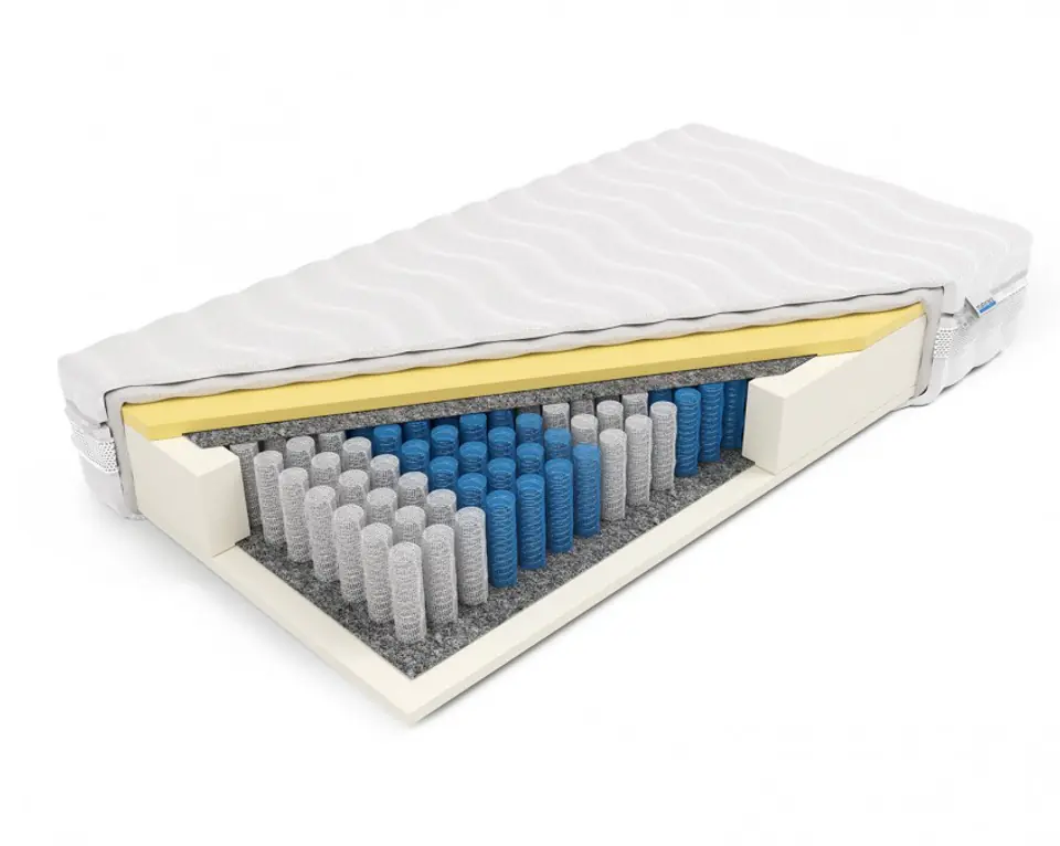 ⁨Frankhauer Materac pocket memory Apollo Plus (pokrowiec Aloe Vera, rozmiar 160 x 200)⁩ w sklepie Wasserman.eu