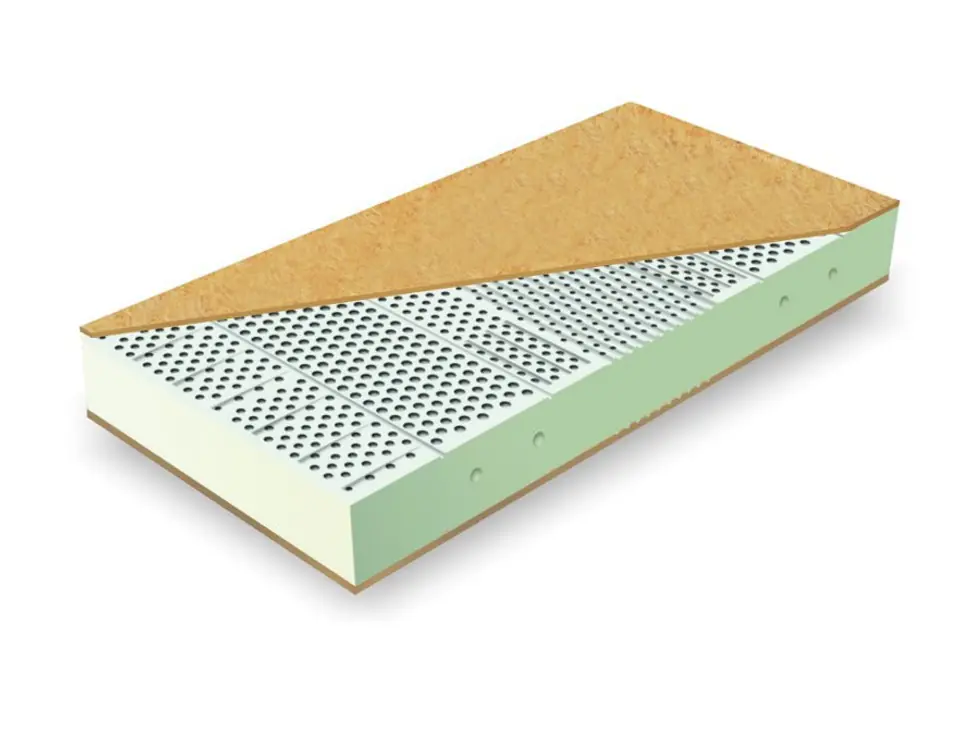 ⁨Frankhauer Latex mattress with double-sided cyclops coconut (Dormia cover, size 80 x 200)⁩ at Wasserman.eu