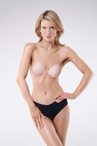 ⁨Biustonosz Bs-02 Self Adhensive Bra Beżowy (Rozmiar C)⁩ w sklepie Wasserman.eu