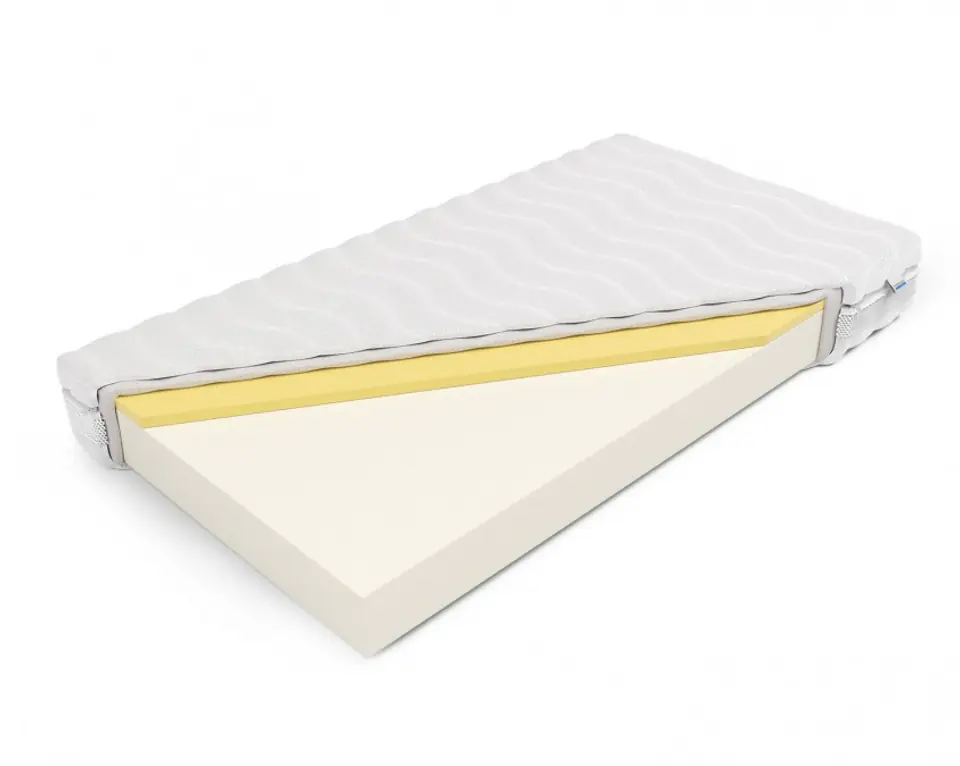 ⁨Frankhauer Erato Plus memory foam mattress (Aloe Vera cover, size 90 x 180*)⁩ at Wasserman.eu