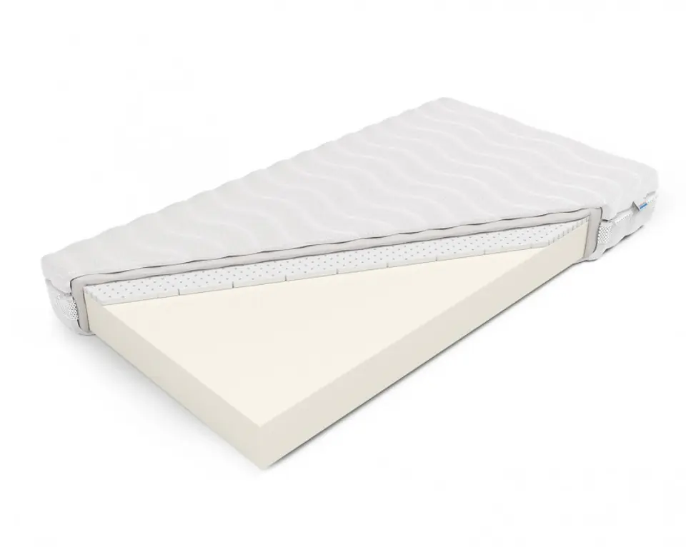 ⁨Frankhauer Nike Plus Latex Foam Mattress (Margrita Cover, size 90 x 200)⁩ at Wasserman.eu