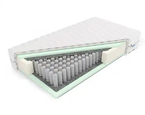 ⁨Frankhauer Pocket mattress with HR Odysseus (Aloe Vera cover, size 120 x 200)⁩ at Wasserman.eu