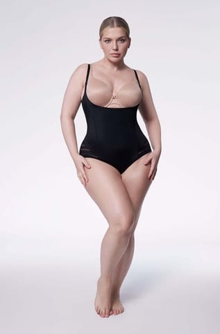 ⁨Bust slimming body 119 Black (Size XXL)⁩ at Wasserman.eu