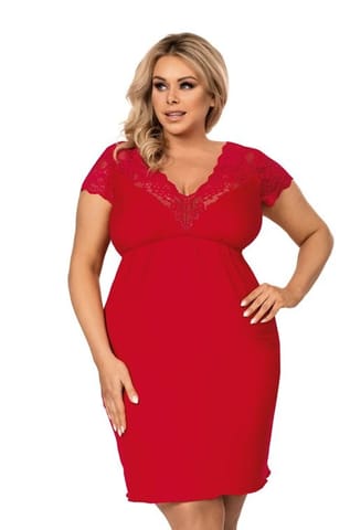 ⁨Koszulka Tess plus Red (Rozmiar XXXXL)⁩ w sklepie Wasserman.eu