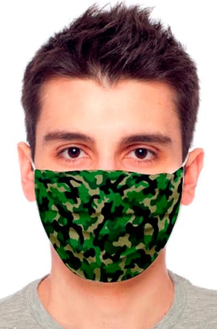 ⁨Mask ANS-M 110 Moro Green Green-Black (Universal Size)⁩ at Wasserman.eu