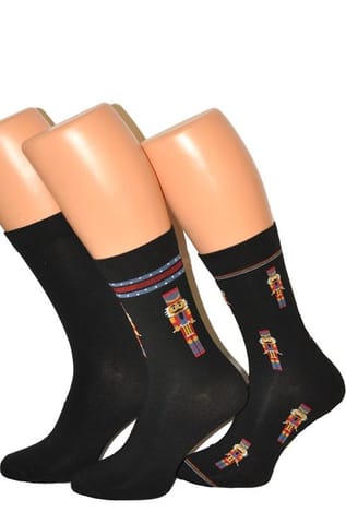 ⁨Men's socks A45 (three-pack) Black (Size 39/41)⁩ at Wasserman.eu