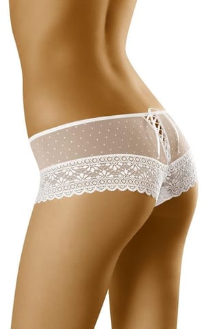 ⁨Shorty Mila Białe (Rozmiar XL)⁩ w sklepie Wasserman.eu