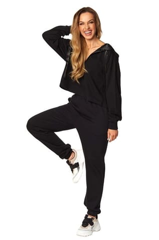 ⁨Set French Riviera SAL-PY-1163. III Black Cotton (size XS/S)⁩ at Wasserman.eu