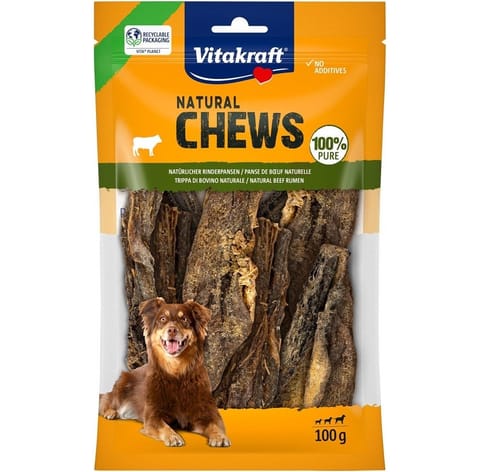 ⁨VITAKRAFT Chews pure żwacze - Przysmak dla psa - 100g⁩ w sklepie Wasserman.eu