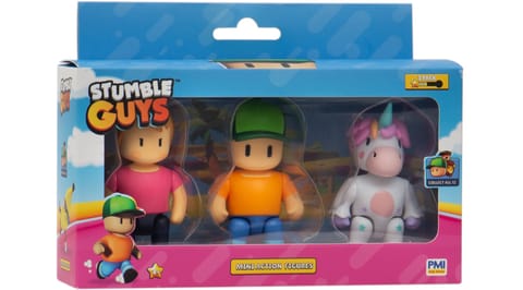 ⁨STUMBLE GUYS - MINI FIGURKI- ZESTAW 3 FIGUREK VER.A⁩ at Wasserman.eu