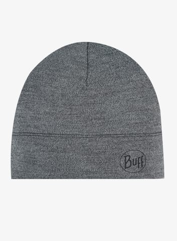 ⁨Buff Midweight Merino Wool Hat - Grey⁩ at Wasserman.eu