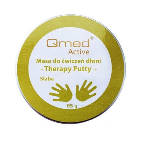 ⁨Plastyczna masa do rehabilitacji dłoni i palców żółty⁩ w sklepie Wasserman.eu