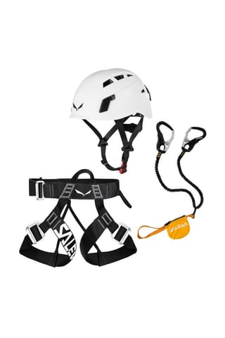 ⁨Zestaw via ferrata kit core/evo/toxo 3.0-black-yellow SALEWA⁩ at Wasserman.eu