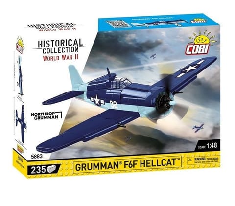 ⁨COBI HC WWII Grumman F6F Hellcat 235kl 5883⁩ w sklepie Wasserman.eu