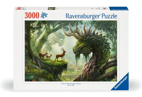 ⁨Puzzle 3000 Przebudzenie Le?nego Smoka⁩ w sklepie Wasserman.eu