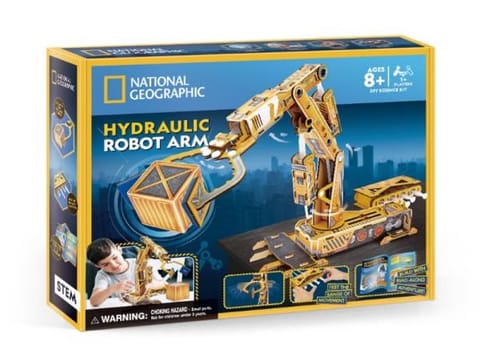 ⁨Puzzle 3D Robotyczne ramię hydrauliczne National Geographic DS1092H Cubic Fun⁩ w sklepie Wasserman.eu