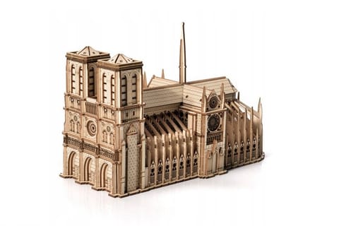 ⁨*****Puzzle drewniane model3D NotreDame E017 70503⁩ w sklepie Wasserman.eu