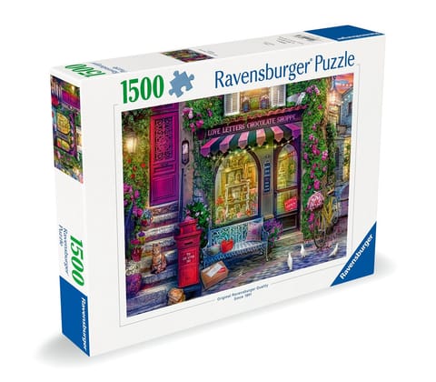 ⁨Jigsaw Puzzle 1500 Chocolate Shop⁩ at Wasserman.eu