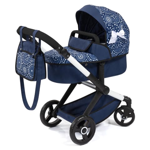 ⁨Doll's cart navy blue XEO⁩ at Wasserman.eu