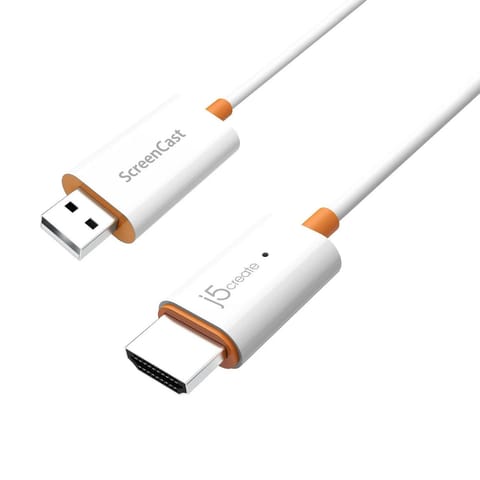⁨j5create ScreenCast HDMI Wireless Display Adapter Receiver - Mirrors Phone, Tablet, Laptop to HDTV - Compatible with MiraCast, AirPlay, Android, Windows 10 PC, iOS, iPhone, Tablet (JVAW56)⁩ at Wasserman.eu