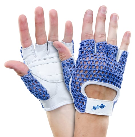 ⁨RĘKAWICZKI SPORTOWE r.XS niebieskie⁩ w sklepie Wasserman.eu