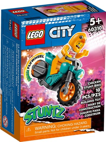 ⁨LEGO 60310 City Motocykl kaskaderski z kurczakiem⁩ w sklepie Wasserman.eu