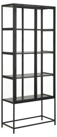 ⁨Witryna Seaford czarna wysoka⁩ w sklepie Wasserman.eu