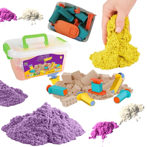 ⁨KINETIC SAND 1KG MOLDS COLORFUL SANDBOX⁩ at Wasserman.eu