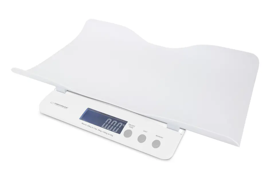 ⁨Esperanza EBS017 Children's scales for infants 2in1 White⁩ at Wasserman.eu