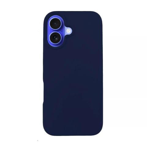 ⁨Etui 3mk Silicone Case Dark Navy do Apple iPhone 16⁩ w sklepie Wasserman.eu