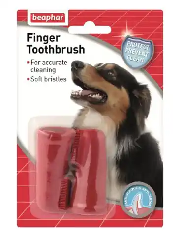 ⁨Beaphar Fingerhut-Zahnbürste für Hunde⁩ im Wasserman.eu