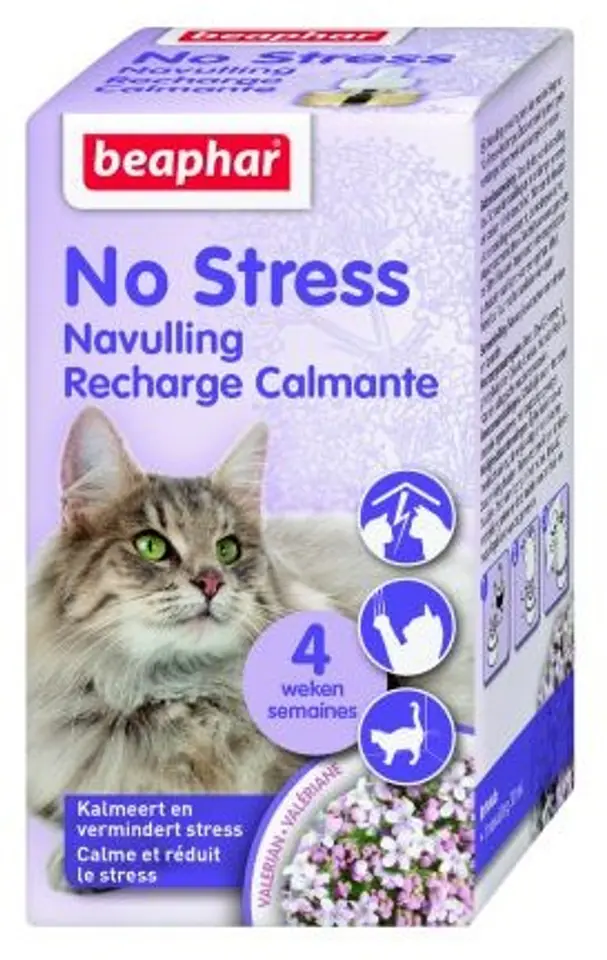 ⁨Beaphar No Stress Calming Refill - wkład do aromatyzera behawioralnego dla kotów 30ml⁩ w sklepie Wasserman.eu