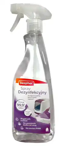 ⁨Beaphar Disinfection Spray - płyn do dezynfekcji w sprayu 500ml⁩ w sklepie Wasserman.eu