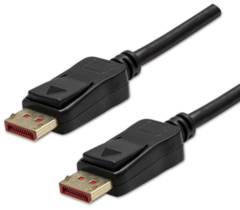 ⁨Video Kabel DisplayPort M - DisplayPort M, DP v 1.4, 2m gold⁩ w sklepie Wasserman.eu