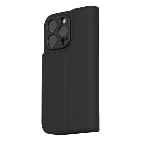 ⁨Moshi Overture MagSafe - Skórzane etui 3w1 z klapką iPhone 16 Pro Max (Charcoal Black)⁩ w sklepie Wasserman.eu