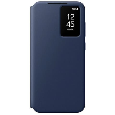 ⁨Etui Samsung EF-ZS721CLEGWW S24 FES721 niebieski/blue Smart View Wallet Case⁩ w sklepie Wasserman.eu