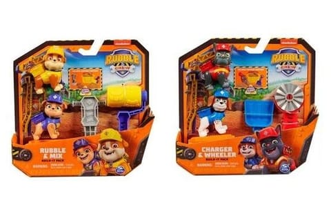 ⁨Figures set Paw Patrol Rubble and his Crew 2-pack mix⁩ at Wasserman.eu