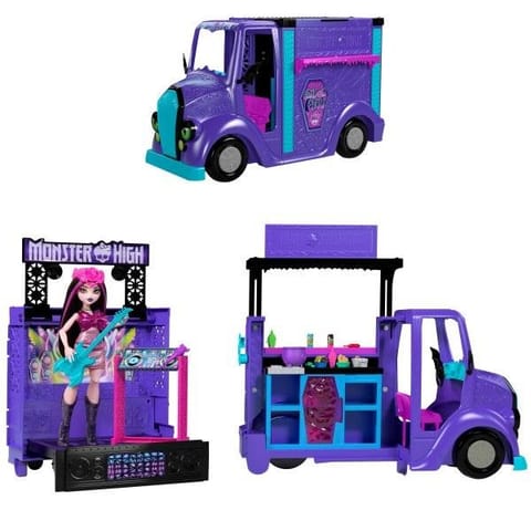 ⁨Monster High. Zestaw Koncertowy Food Truck + Lalka⁩ w sklepie Wasserman.eu