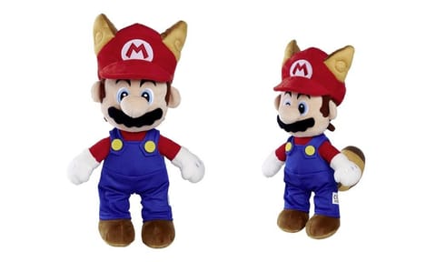 ⁨Mascot Mario Racoon Mario Plush, 30 cm⁩ at Wasserman.eu