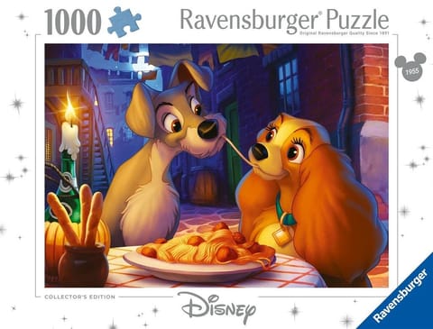 ⁨Puzzle 1000 Disney Classics Zakochany kundel⁩ w sklepie Wasserman.eu