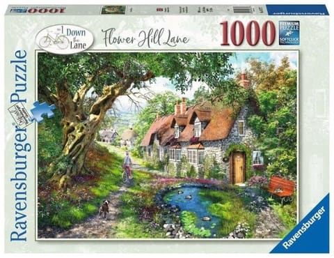 Puzzle 1000 Droga wśród wzgórza kwiatów w sklepie Wasserman.eu