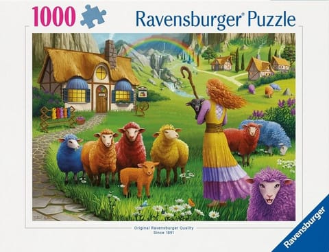 ⁨Puzzle 1000 Kolorowa wełna⁩ w sklepie Wasserman.eu