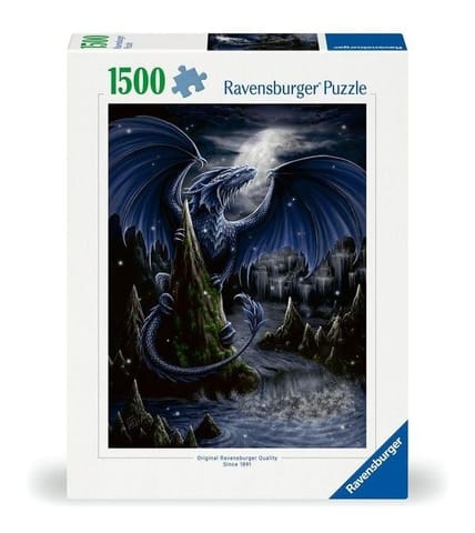 Puzzle 1500 Czarny smok w sklepie Wasserman.eu