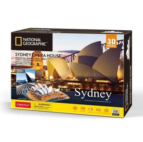 ⁨Puzzle 3d National Geographic Sydney⁩ w sklepie Wasserman.eu