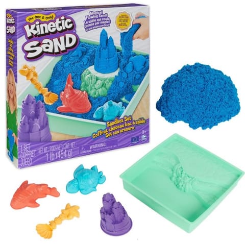 ⁨Kinetic Sand - Zestaw Piaskownica niebieski⁩ w sklepie Wasserman.eu