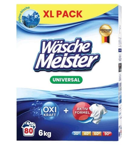 ⁨WäscheMeister Universal Proszek do Prania 6 kg⁩ w sklepie Wasserman.eu