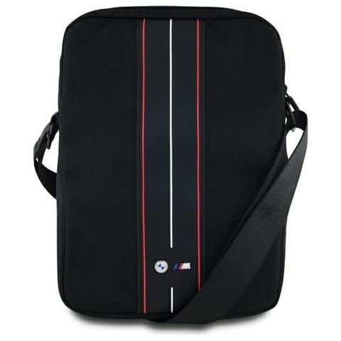 ⁨Torba BMW BMTB8COMPVSKR Tablet 8"czarny/black Nylon Red Stripe⁩ w sklepie Wasserman.eu