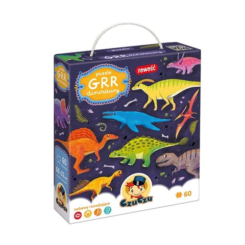 Puzzle 60 elementów Grr Dinozaury w sklepie Wasserman.eu