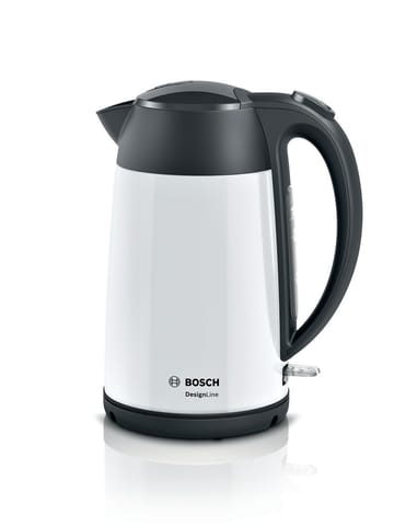 ⁨Bosch TWK3P421 electric kettle 1.7 L 2400 W Black, White⁩ at Wasserman.eu